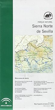 Mapa Guia del Parque Natural Sierra Norte de Sevilla